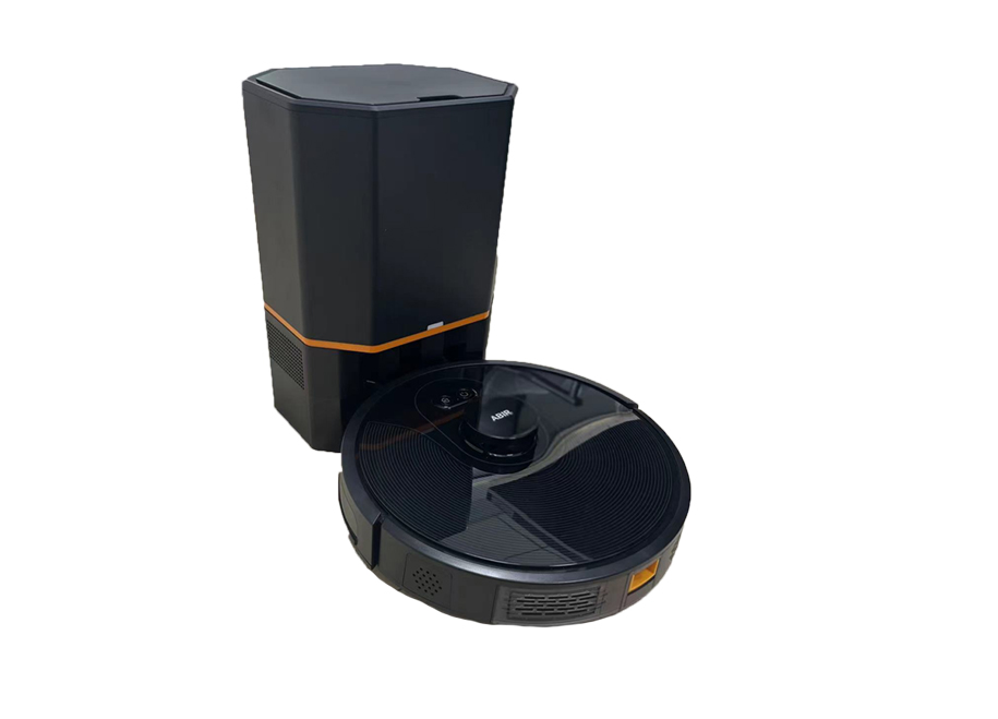 Robot aspirador negro