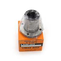 THK Linear Bushing Ball Bearing LMK16 LM20 LMF25 LMH12 Pengganti Posisi Pemandu Poros Flens Bulat Persegi Oval