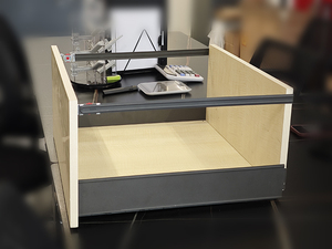 Kingstar Kim Loại Mỏng Hộp Ngăn Kéo Mềm Đóng Cửa 3D Điều Chỉnh Tường Duy Nhất Bảng Điều Khiển Bên Hệ Thống Ngăn Kéo Cho Nhà Bếp - Product Image 6