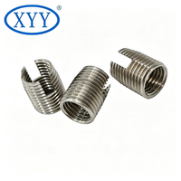 TC4 Titanium Alloy Self Tapping Insert Thread Good Salt Spray Resistance Thread Repair Sleeve for Aluminum Structural Parts
