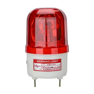 Luz de advertencia giratoria para coche, lámpara indicadora de Faro, luz led de seguridad con zumbador, Color rojo, amarillo, verde y azul