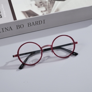 Korea Fashion Titanium Glasses <b>Frame</b> Ultralight Two-Tone Business Eyeglasses Trendy Anti Fatigue Prescription Optical Spectacles - Product Image 6