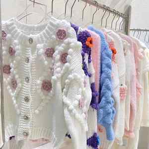 Nouvelle Collection 2026 : Cardigan Tendance Femme Automne-Hiver – Pull Ample à Col Rond – Livraison Aléatoire du Stock - Product Image 1