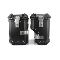 Boîte latérale supérieure universelle en alliage d'aluminium pour moto anti-collision 38L pour le voyage