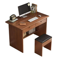 Bureau d'ordinateur moderne et minimaliste, table d'étude pour étudiants, table de travail pour petit appartement, chambre ou bureau