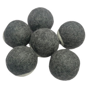 Boules de <span class=keywords><strong>laine</strong></span> biologiques en gros pour la lessive, 6 packs, grandes boules de <span class=keywords><strong>laine</strong></span> personnalisées pour chat - Product Image 2