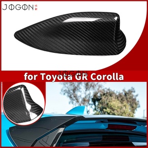 Capot <span class=keywords><strong>d</strong></span>'<span class=keywords><strong>antenne</strong></span> aileron de requin en fibre de carbone véritable pour Toyota GR Corolla GZEA14 2023 2024 2025 2026 Accessoires extérieurs - Product Image 2