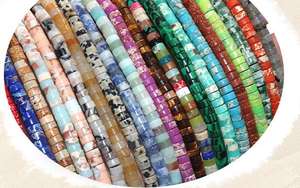 Venta al por mayor personalizado 2024 joyería de cuentas Mineral 4*2mm turquesa bohemio pulsera de cuentas cristal curativo pulsera de piedras preciosas naturales - Product Image 6