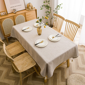 Tovaglia Impermeabile e Antimacchia in Poliestere Effetto Lino per Casa, Sala da Pranzo e <span class=keywords><strong>Tavolo</strong></span> da Tè, Tovaglie Decorative all'Ingrosso - Product Image 3