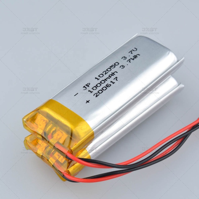 102050 3.7V 1000mAh Rechargeable Li-ion Polymer Battery for Fishing Lights