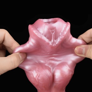 Fantasy Horse Knot Sex Toy Silicone Sheath Cock Enlargement and Extender Hollow <b>Dildo</b> Male Masturbator Penis Sleeve for Men - Product Image 6