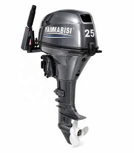 Moteur hors-bord 25 CV 4 temps à arbre long, refroidissement par eau, essence, pour petits bateaux - Product Image 2