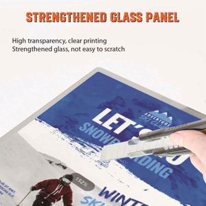 Ultra Thin Aluminum Frame Rectangle LED <b>Light</b> Box-Waterproof Freestanding for Restaurant Shopping Center Menus A1/A2/A3/A4 Sizes - Product Image 3