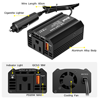 Convertisseur d'alimentation portable mini pour voiture 150W universel 110V/220V DC AC 12V/24V – Pas cher