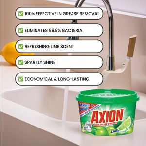 Axion แผ่นล้างจานมะนาว700ก. ตัวตัดจาระบีหนาเข้มข้นทำความสะอาดสำหรับใช้ในครัว - Product Image 3