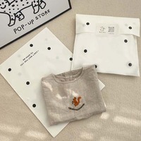 Sacs en plastique givrés personnalisés avec logo imprimé, vente en gros, pochettes d'emballage cadeau pour les boutiques de vêtements féminins