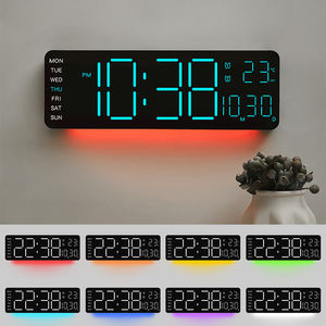 Reloj de pared LED digital electrónico chino de gran tamaño con diseño de panel grande para sala de estar, modelo Lancent, para personas con demencia - Product Image 3