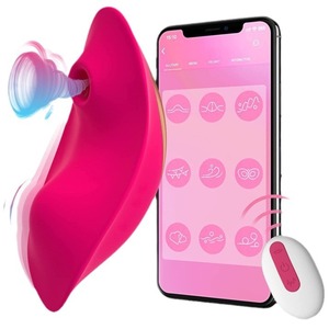 Wearable Panty <b>Vibrator</b> Dildo with Remote Control Sucking <b>Vibrating</b> for Women USB Magnetic Charging - Product Image 5