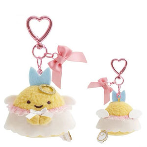 Portachiavi Natalizio Serie Angelo e Diavolo, Bambola di Peluche 6CM, Giocattolo Imbottito - Product Image 4
