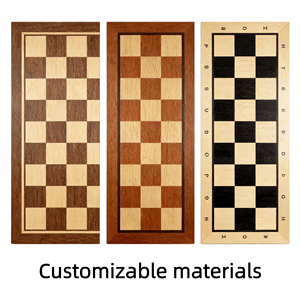 <strong>Customizable</strong> International <strong>Chess</strong> Wooden Chessboard-Durable <strong>Board</strong> Games Multiple Sizes ONLY <strong>BOARD</strong> in Multiple Sizes - Product Image 4