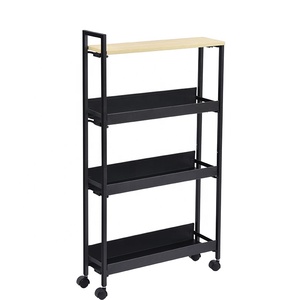 <span class=keywords><strong>Chariot</strong></span> de rangement <span class=keywords><strong>professionnel</strong></span> en métal fin pour étagère de garde-manger, organisateur d'artisanat, <span class=keywords><strong>chariot</strong></span> de rangement pour espaces étroits, à prix avantageux - Product Image 1