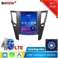 Autoradio Android 9,7 pouces à écran vertical pour Subaru Outback 2009-2014, double DIN, FM/AM, Mirror Links