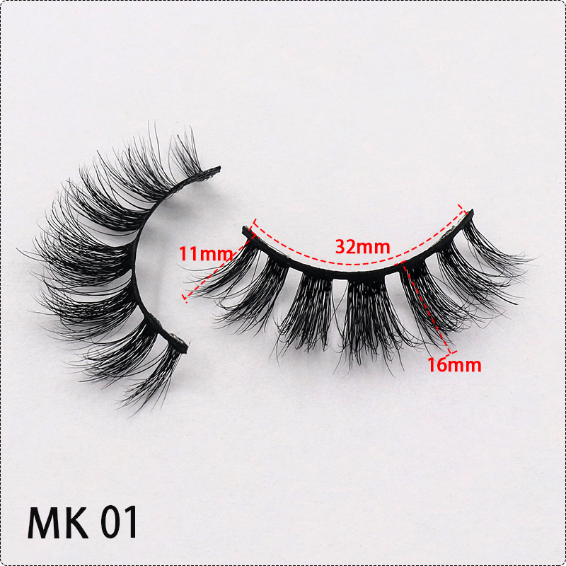 Wholesale 100% Real Mink Fluffy Eyelashes Custom Logo False Lashes ...