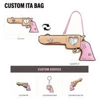Personnalité personnalisée Drôle De Mode En Forme De Pistolet Ita Sac Bandoulière Messenger Mini Sling Épaule Entièrement Conçu Ita Sac