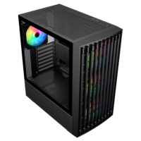 SAMA ABS plastique PVC maille boîtier d'ordinateur de bureau verre trempé boîtier PC OEM ODM ordinateur PC de jeu