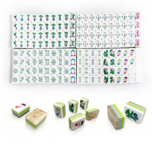 Stock in AmericanI-<b>Mahjong</b> Modern Foldable 4-Layer Acrylic <b>Mahjong</b> Game <b>Set</b> Luxury 160 Card Pattern with Manufacturer New - Product Image 1
