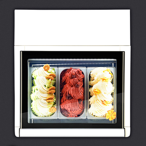 Congelador Comercial <span class=keywords><strong>para</strong></span> Exhibición de Gelato, Cuerpo Resistente <span class=keywords><strong>para</strong></span> Fábrica de Helados, Tienda Minorista, <span class=keywords><strong>Vitrina</strong></span> <span class=keywords><strong>para</strong></span> Exhibición de Helados - Product Image 6