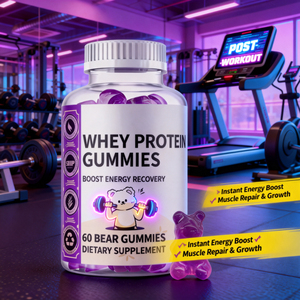 Suplementos Herbales, Gomitas de Proteína de Suero, Delicioso Suplemento de Proteína Masticable para la Recuperación Post-Entrenamiento y Aumento de Energía - Product Image 2