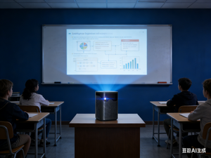 Projecteur diapositives pour l'éducation scolaire - Projecteur overhead pour l'enseignement en classe et les présentations 1080p WiFi 6 - Product Image 4