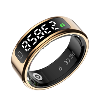 Anillo Inteligente R11C, Regalo para el Eid, Anillo Inteligente para Oraciones Musulmanas, Monitor de Frecuencia Cardíaca, Monitor de Salud, Pantalla Digital, Control por Aplicación