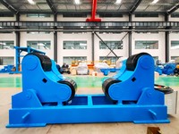 BOTA Automatischer selbstausrichtender Rohrschweißdrehvorrichtung mit Polyurethan-Rollen, 5T-500T Kapazität, kabellose/kabelgebundene Fernbedienung für