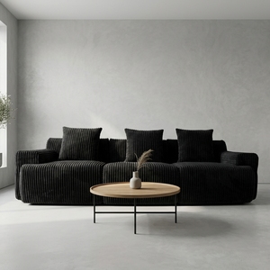Ensemble de canapés compressés optimisant l'espace - Revêtement en tissu style villa, confort de qualité <span class=keywords><strong>appartement</strong></span>/hôtel avec noyau en éponge - Product Image 1
