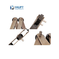INLIFT Chaîne d'escalator de haute qualité, durable, au design moderne, avec rouleau à roulement de haute précision, antirouille, pièces d'ascenseur