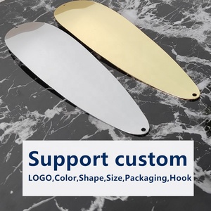 MISTER LURE 6 "7" 8 "9" 11 "Lame en acier inoxydable et leurre en métal Cuillère de pêche Cuillères dorées Leurre Vente en gros - Product Image 4