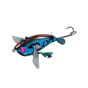 Leurre rigide bionique Big Splash Golden Cicada Propeller 20g pour pêche en surface et à la traîne, en ABS, pour achigan, lac et rivière - Product Image 1