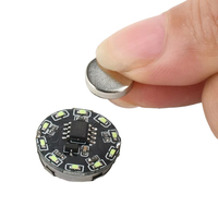 1x16 Modes LED Interrupteur de Lumière Magnétique Contrôle par Induction Magnétique Lampe à Induction Magnétique Sans Fil DIY