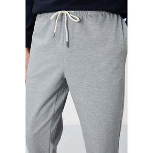 Pantalones Deportivos para Hombre, Corte Estándar, Superficie Texturizada Gris Melange - 82156 - Gb melange - Product Image 4