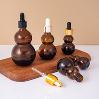 Flacons compte-gouttes de luxe en verre ambré de 10 ml à 100 ml pour huiles essentielles et emballages de soins de la peau, faible MOQ, vente en gros