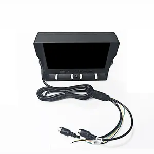 AHD 7inch Truck Monitor Radar Parking Sensor Reversing Camera Parking Line Rear View System Truck Backup Camera Car Monitor