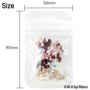 <span class=keywords><strong>Mini</strong></span> nœuds de couleur <span class=keywords><strong>macaron</strong></span> pour la décoration des ongles DIY - Product Image 4