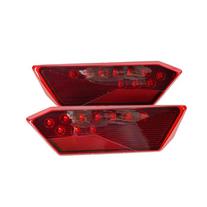 ไฟท้าย LED สำหรับ Polaris RZR1000 สีแดงดำ ABS 2412341 สำหรับเปลี่ยนอะไหล่ ATV UTV - Product Image 2