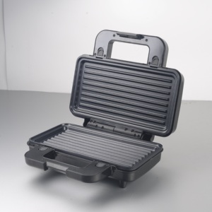 2021 Meilleure vente noir automatique 3-en-1 plaque détachable petit déjeuner Sandwich Maker diamant fini OEM électrique ménage Wrap - Product Image 4