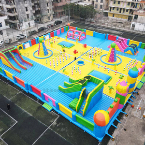 New Blessing PVC Customized Large CE Certified Inflatable Obstacle Course for Adult Competition <b>Trampoline</b> Parks 50-150 Capacity - Product Image 6