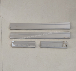 Capot de porte latérale en acier, accessoire de voiture, anti-poussière, <span class=keywords><strong>Logo</strong></span>, compatible avec la <span class=keywords><strong>Mazda</strong></span> 3 - Product Image 3