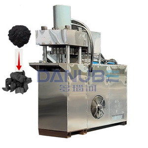 Mini Charcoal, Coconut, and Briquette Molding Machine for Sale Portable Coconut Shell Carbonization Machine - Product Image 1
