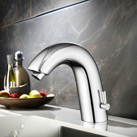 HY-186D CE Intelligent Automatique Capteur Robinet Mélangeur Nouveau Design En Laiton Bassin Robinet Sans Contact Eau Chaude Froide Contrôle pour Salle De Bains